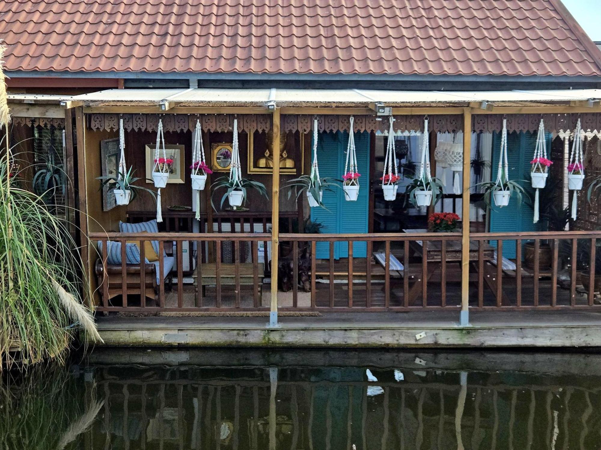 House Boat Studio With Waterfront Terrace Ámsterdam Exterior foto